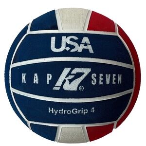 KAP7 USA HydroGrip 4 Water Polo Ball - Red, White, Navy